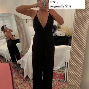 sequin jumpsuit